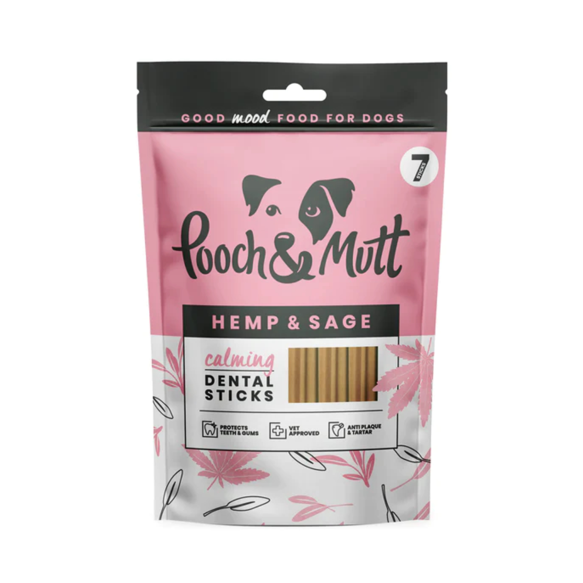 Pooch & Mutt Calming Dental Sticks - Hemp & Sage