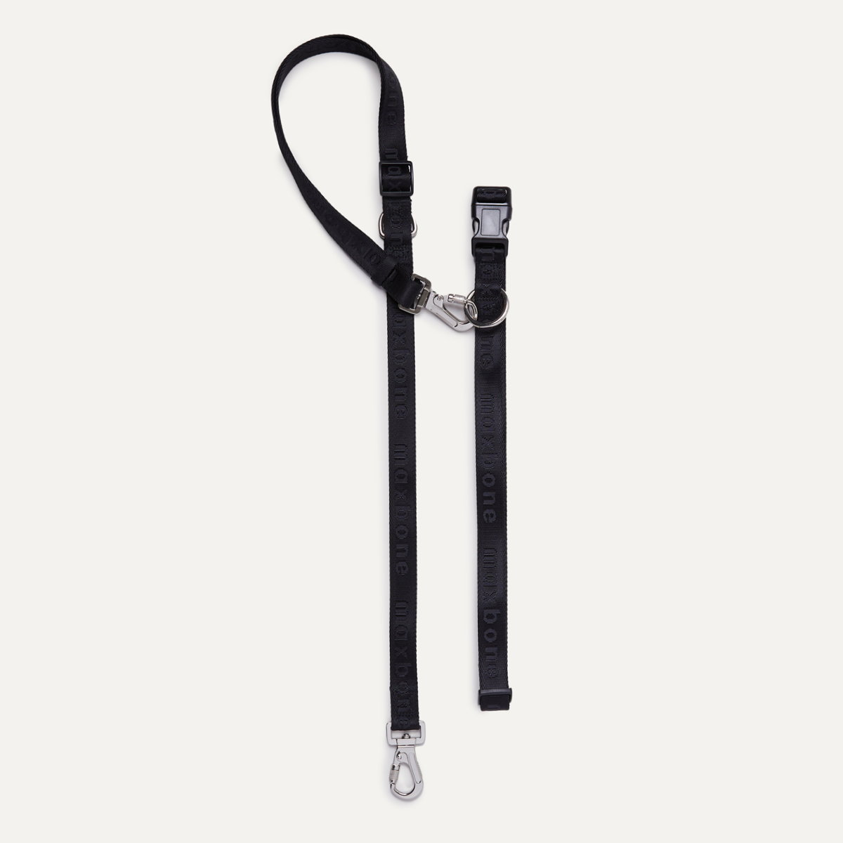 maxbone GO! With Ease Hands Free Leash - Black