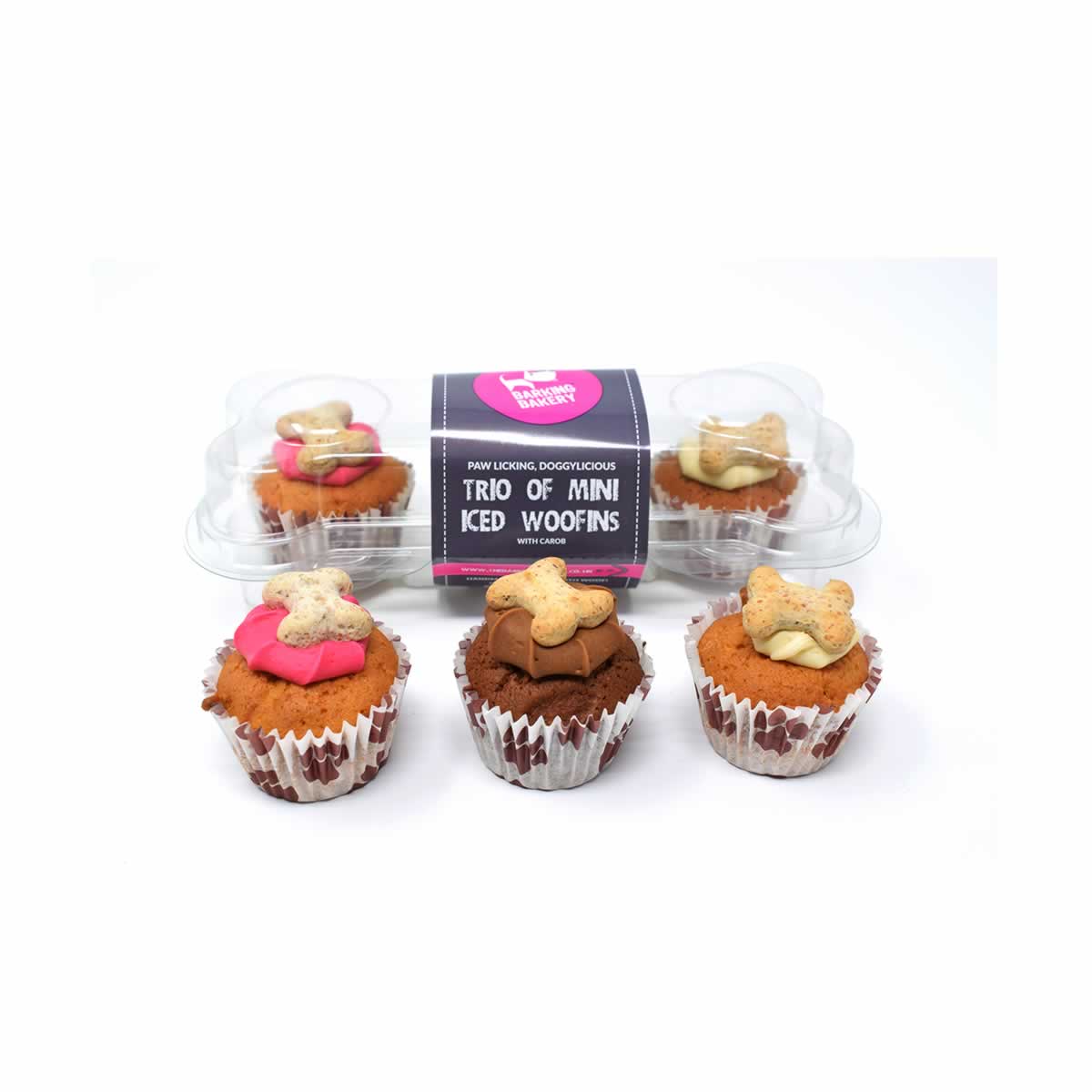 Barking Bakery Trio of Mini Iced Woofins