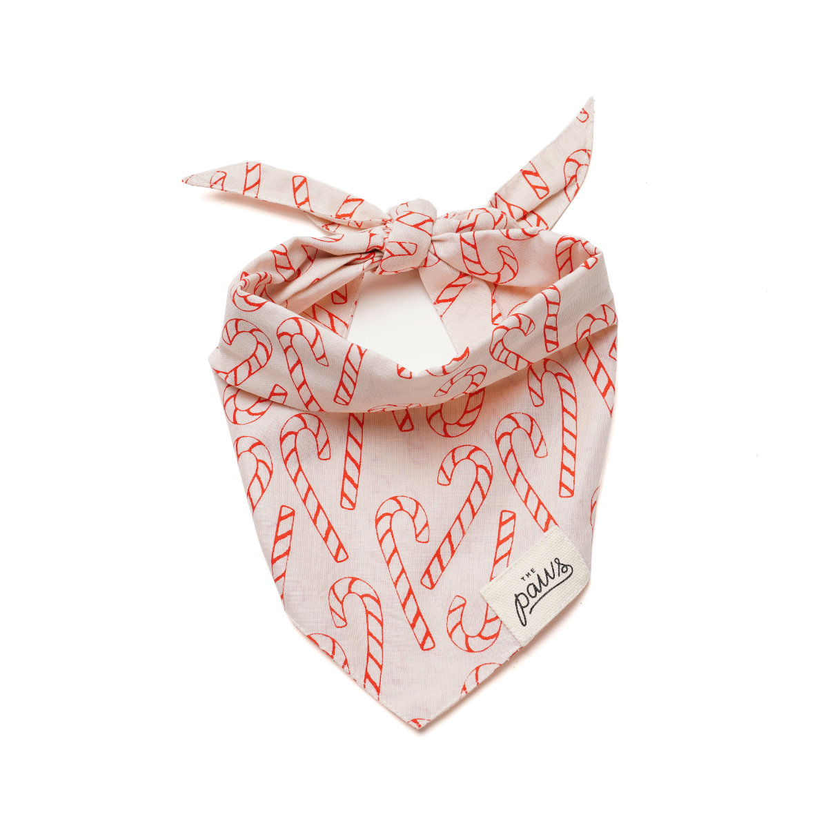Candy Cane Dog Bandana