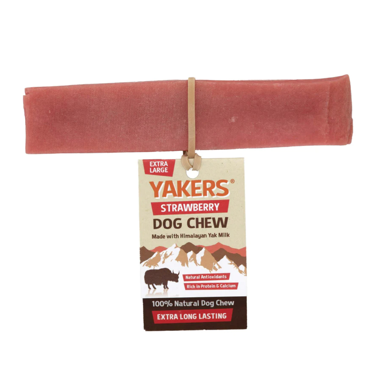 Yakers Strawberry Dog Chew