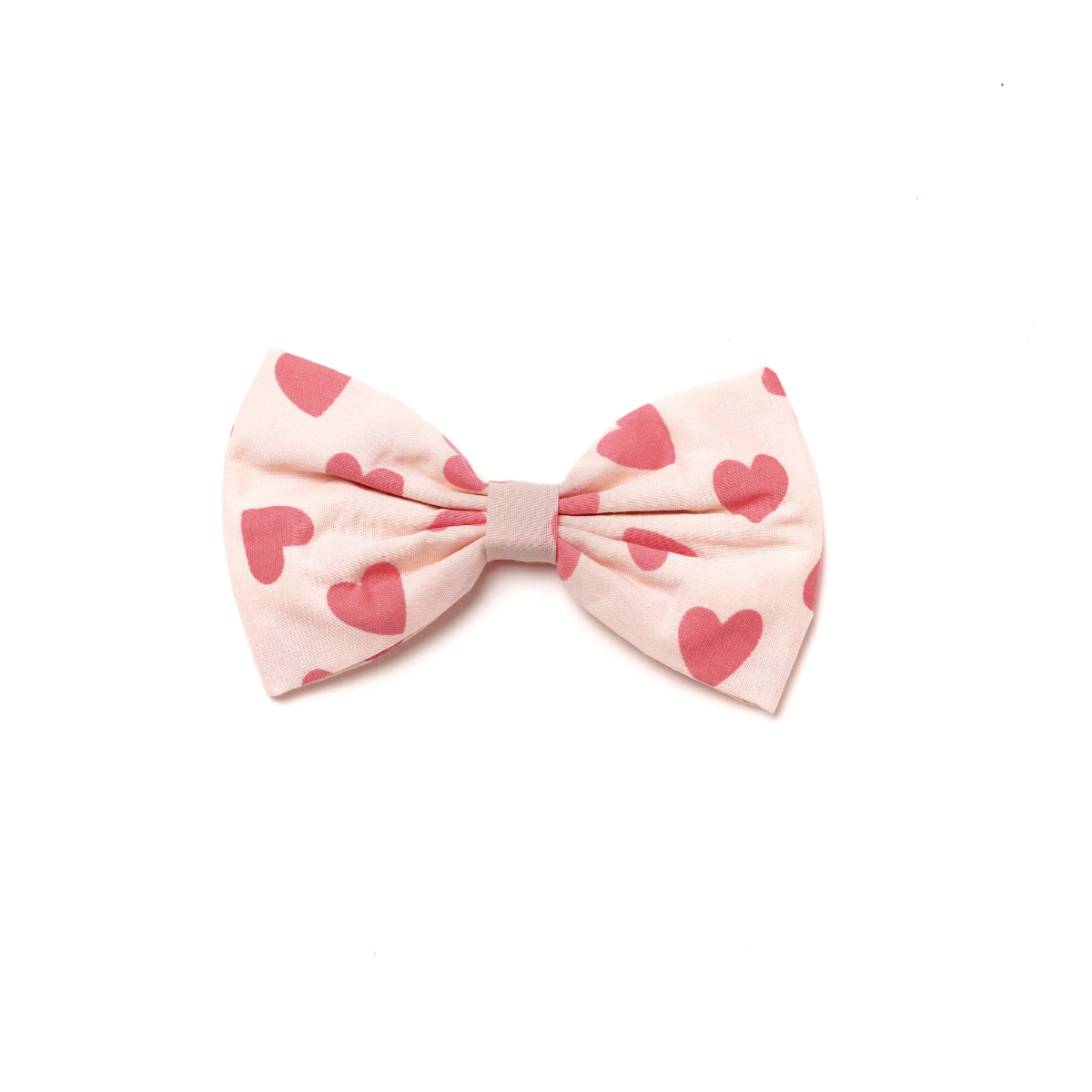 Pink Hearts Bow Tie