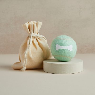 Pet Hamper Tennis Ball - Mint Green
