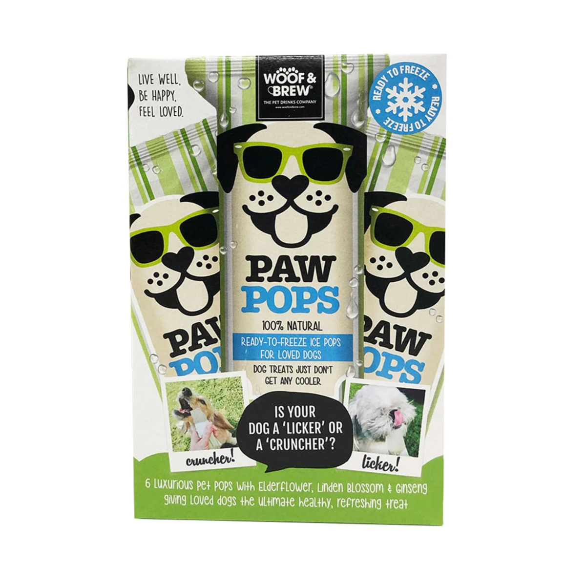 Woof and Brew Paw Pops Freezable