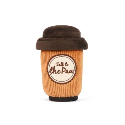 P.L.A.Y. Pup Cup Cafe Latte To Go Dog Toy