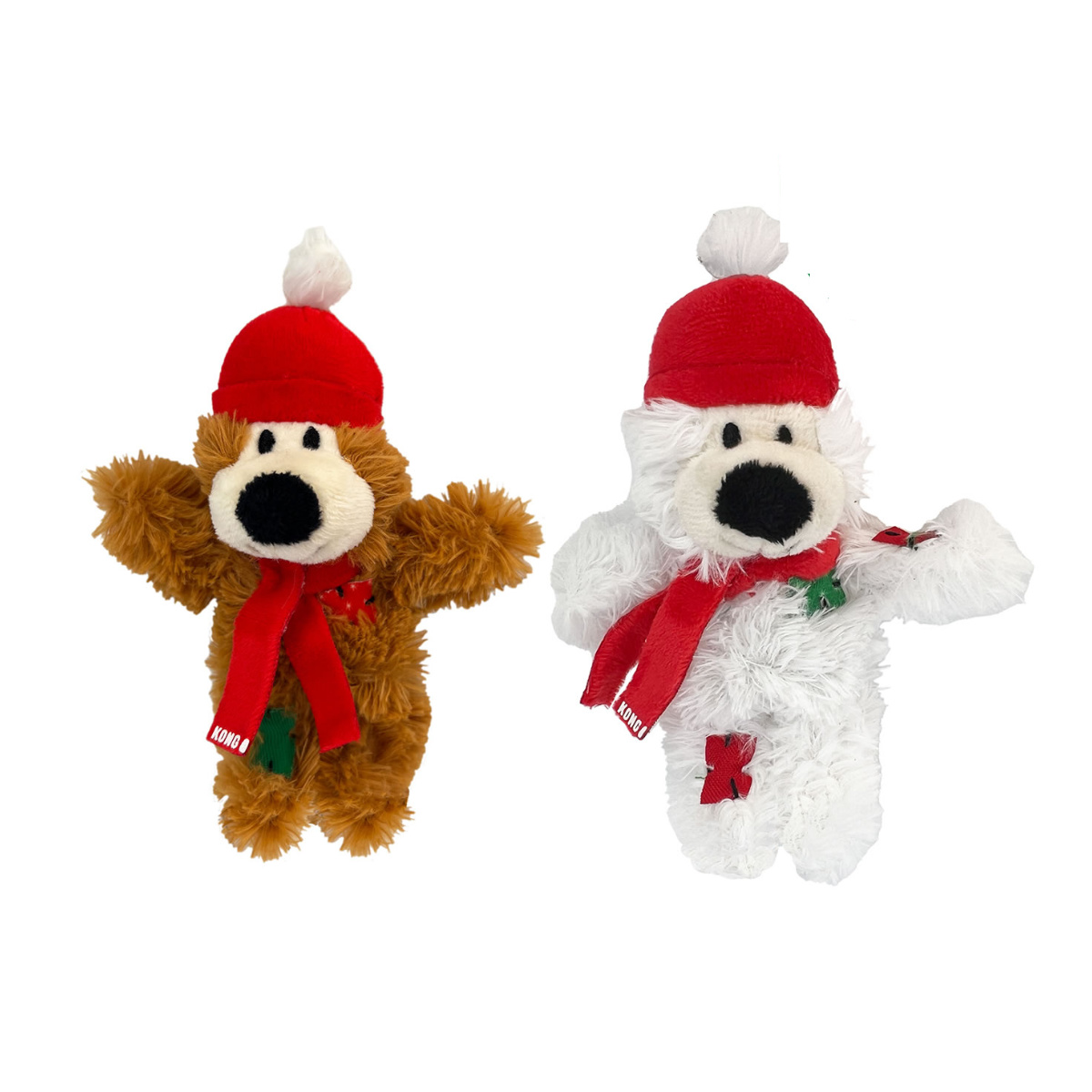 KONG Holiday Softies Bear Cat Toy