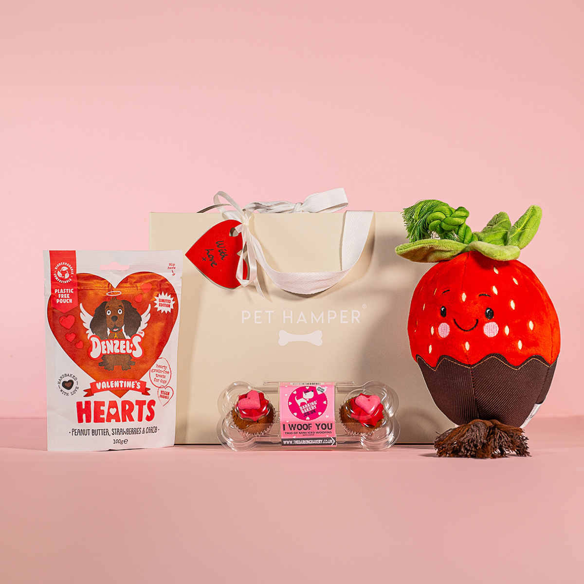 "Strawberry" Valentine's Dog Hamper