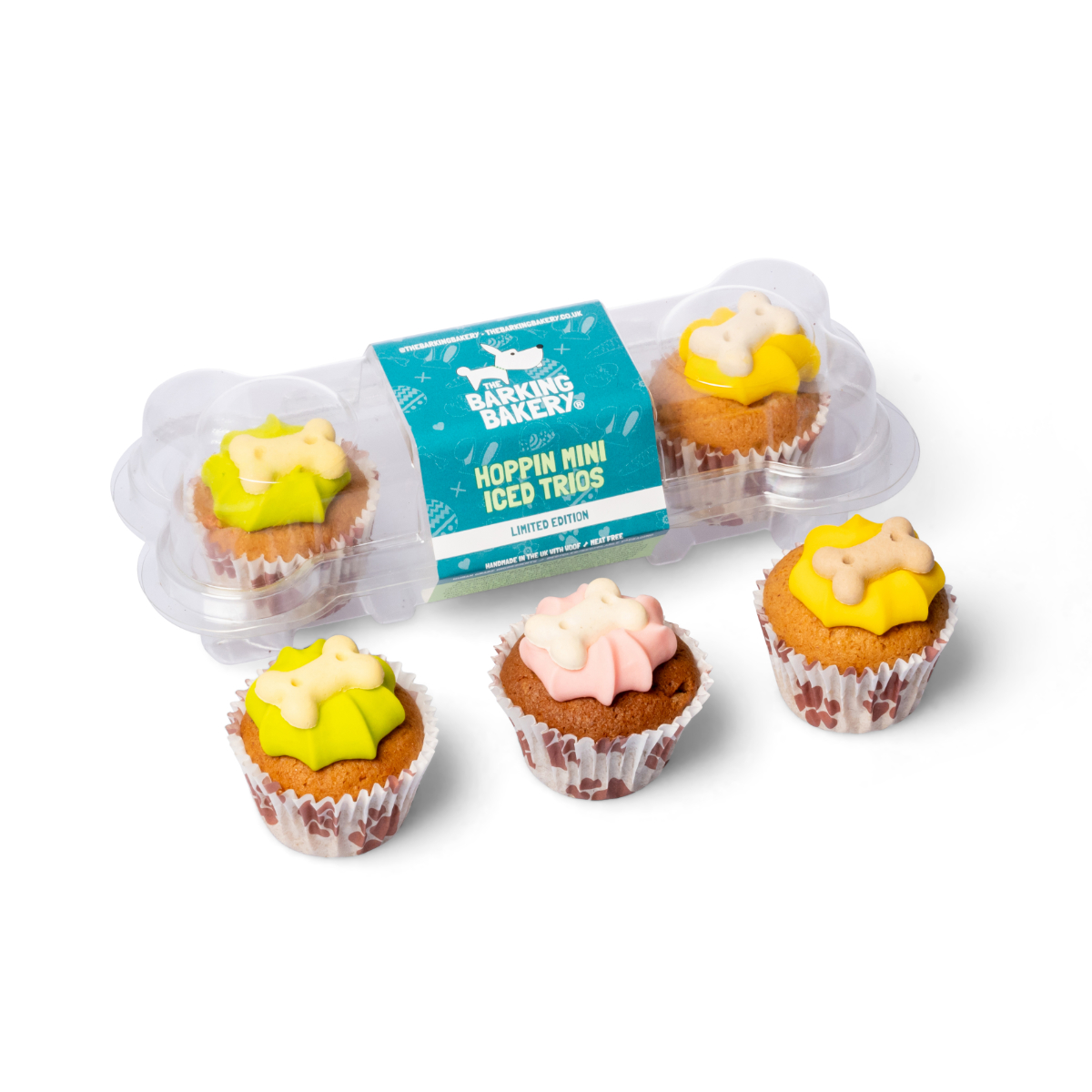 Barking Bakery Spring Trio of Mini Iced Woofins