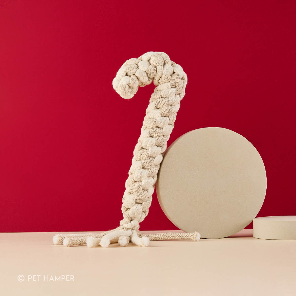 Rope Candy Cane - Beige