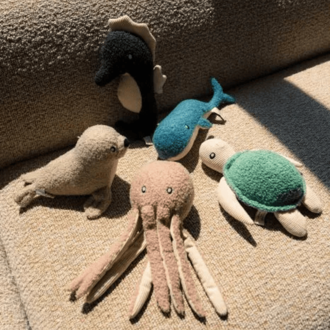 Fuzzyard Life Dog Toy - Sandstone Seal - Lifestyle