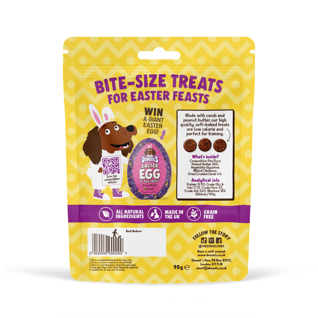 Denzel's Chocolate Buttons - Carob & Peanut Butter - BOP