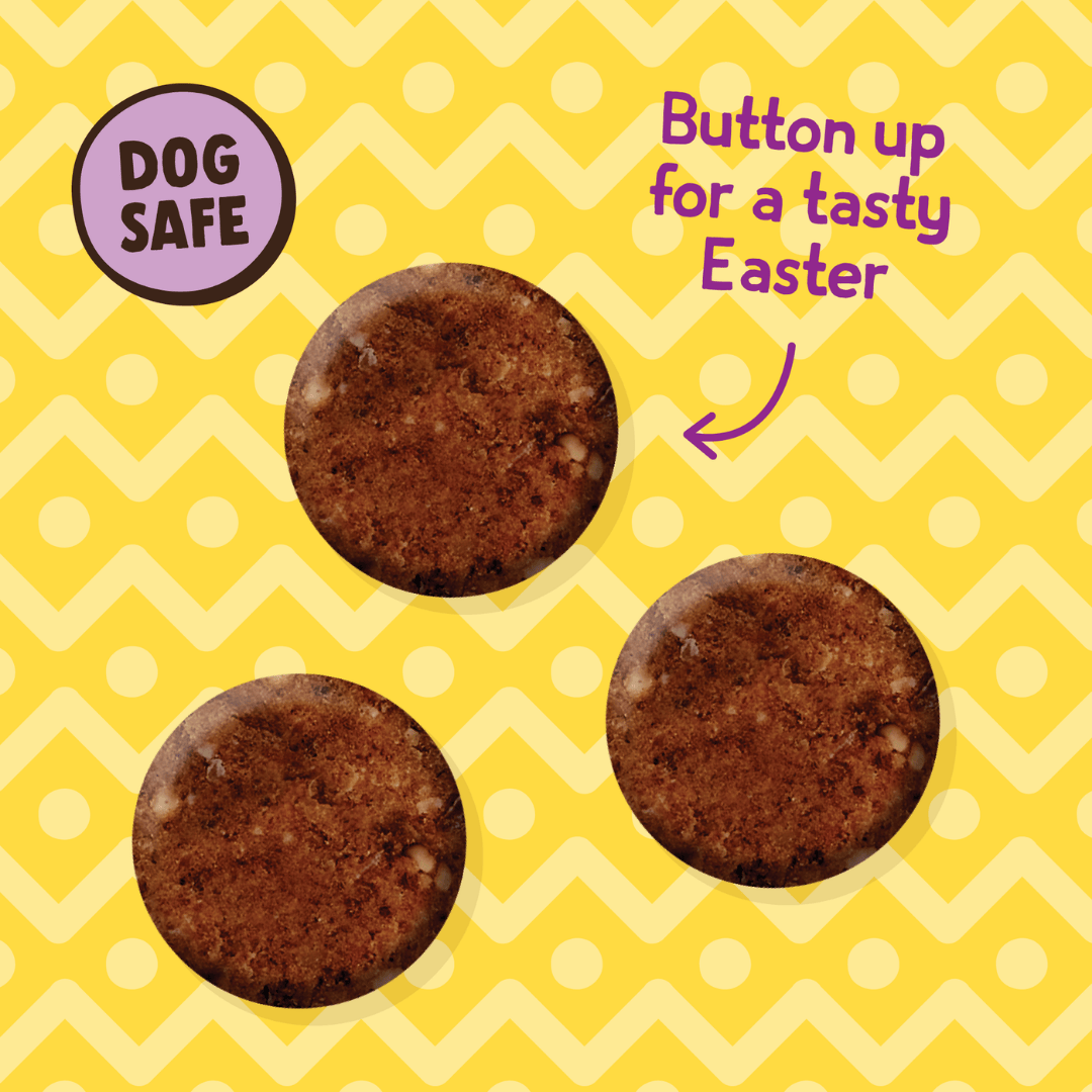 Denzel's Chocolate Buttons - Carob & Peanut Butter - Infographic