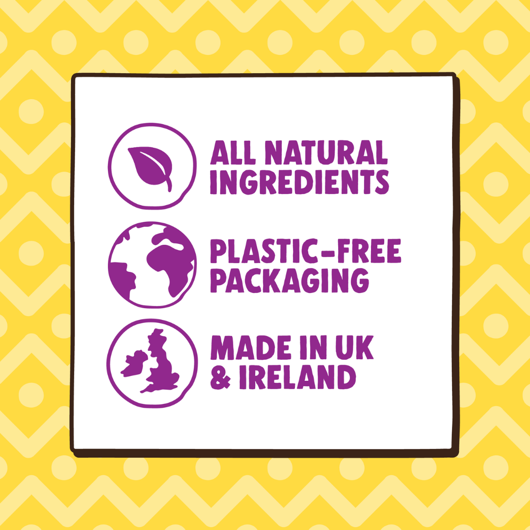 Denzel's Chocolate Buttons - Carob & Peanut Butter - Infographic