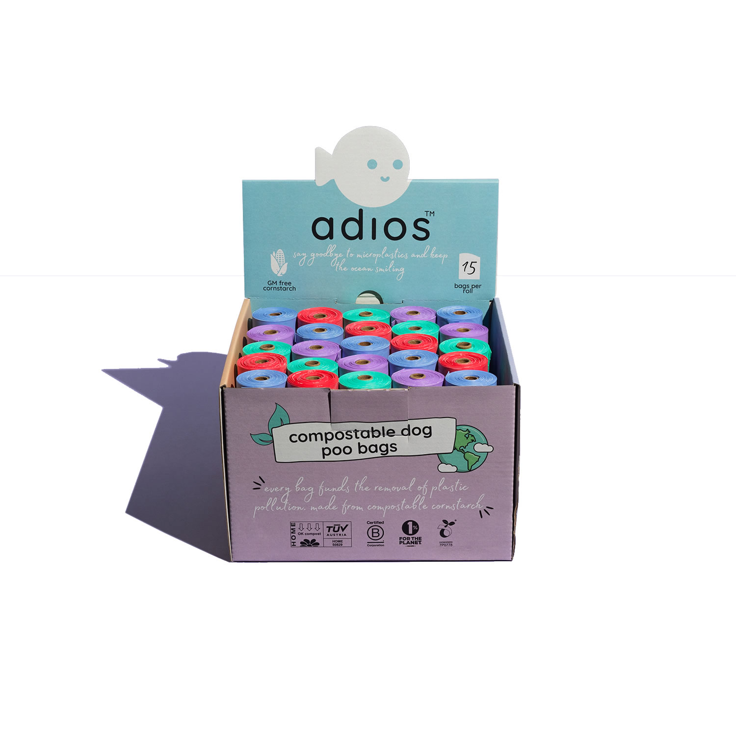 Adios Compostable Dog Poo Bags