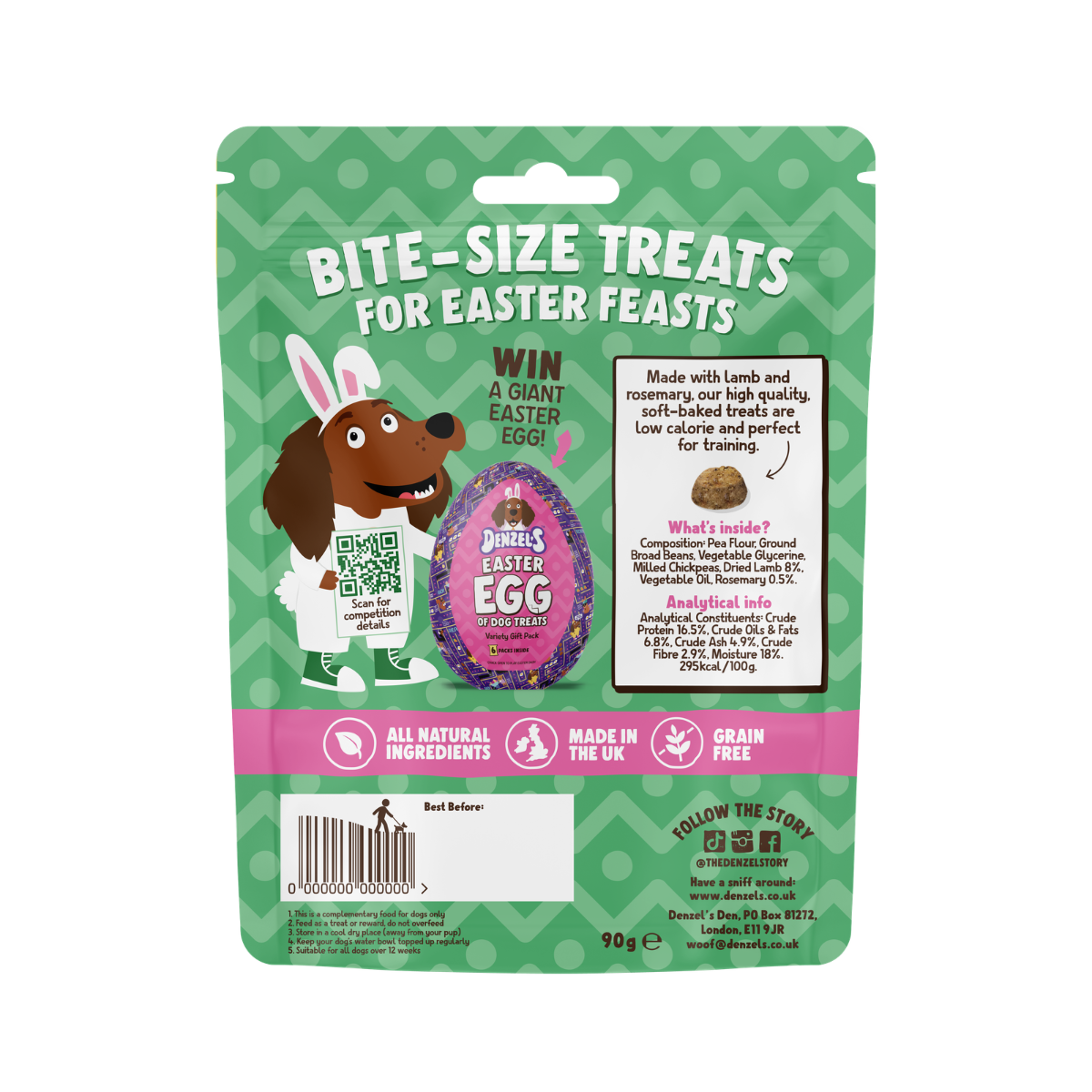 Denzel's Easter Nibbles for Dogs 2026
